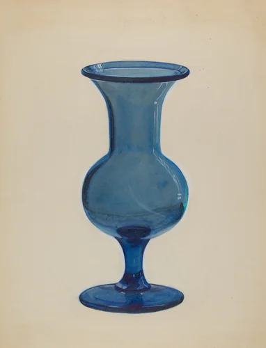 Vase by American 20th Century, index of american design, 1935-1942