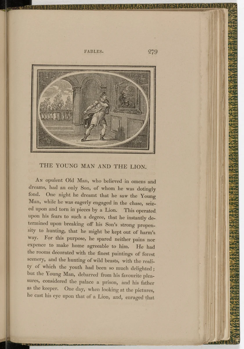 Headpiece (page 279) from The Fables of Aesop by Thomas Bewick, illustrated book, 1818