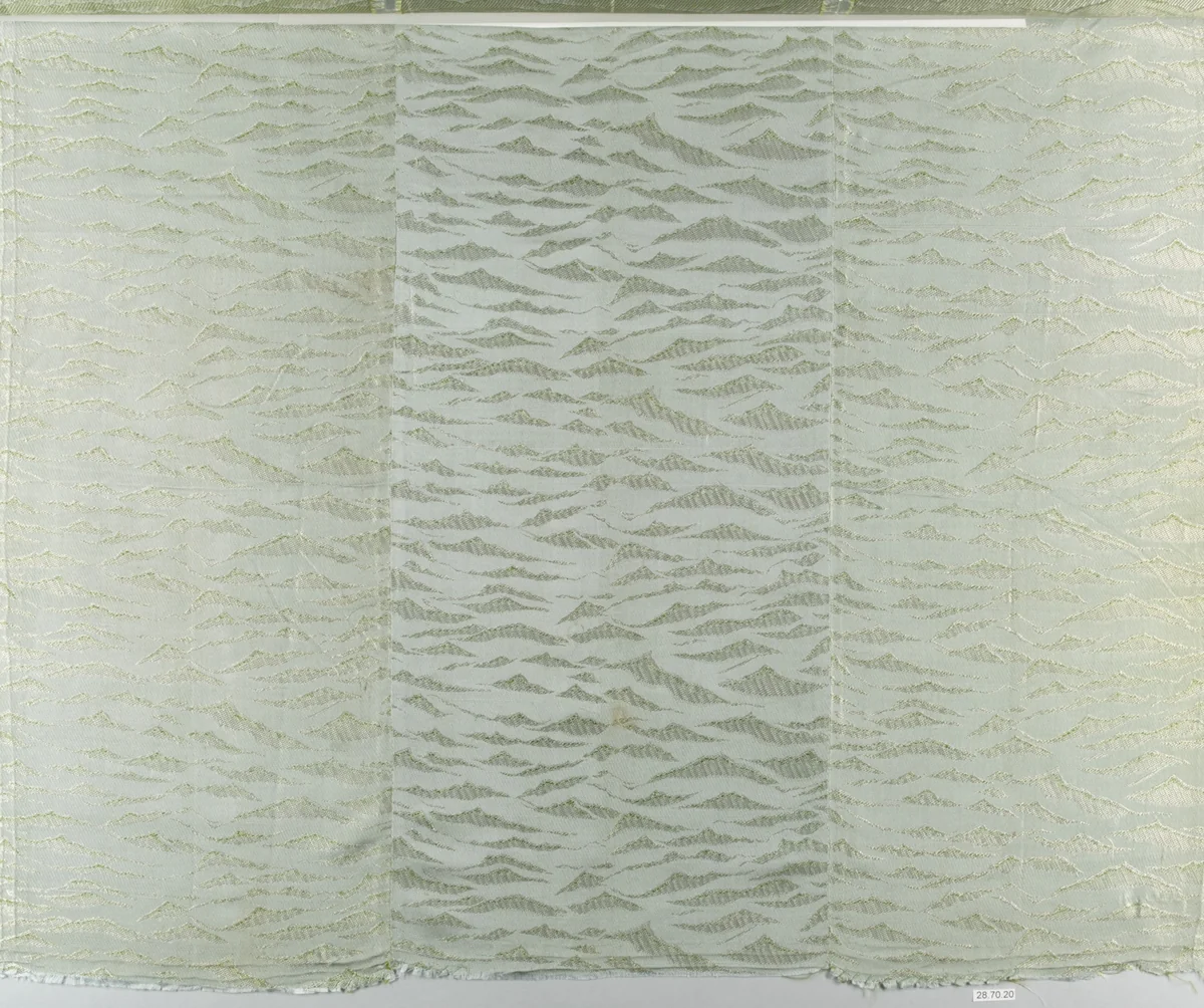 Water-pattern textile by Associated Artists, artwork, 1883-1900