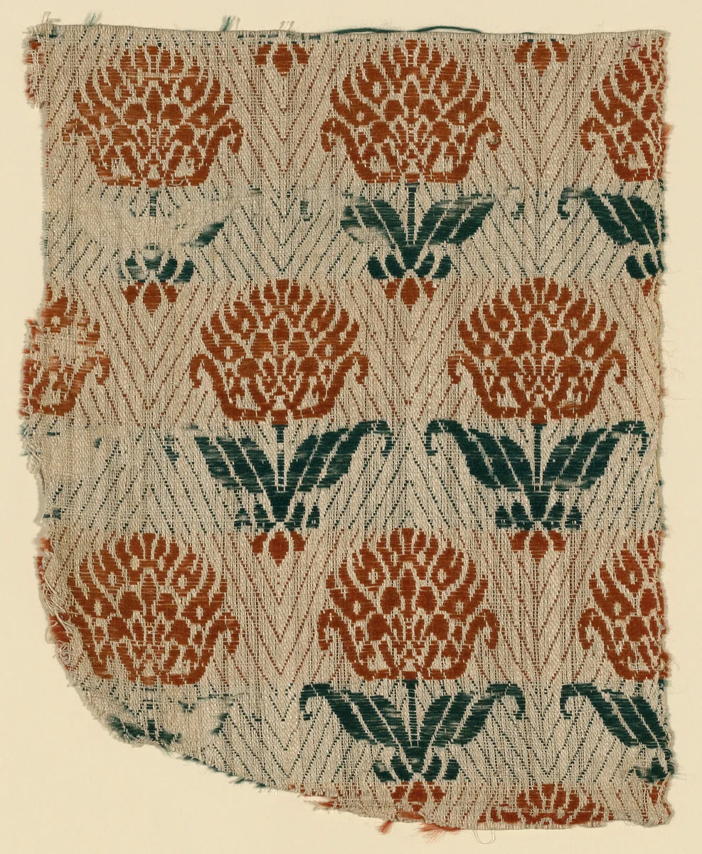 Fragment by Germany or Netherlands, textile, 1650-1700