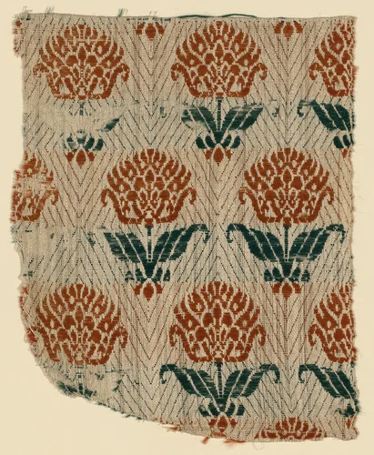Fragment by Germany or Netherlands, textile, 1650-1700