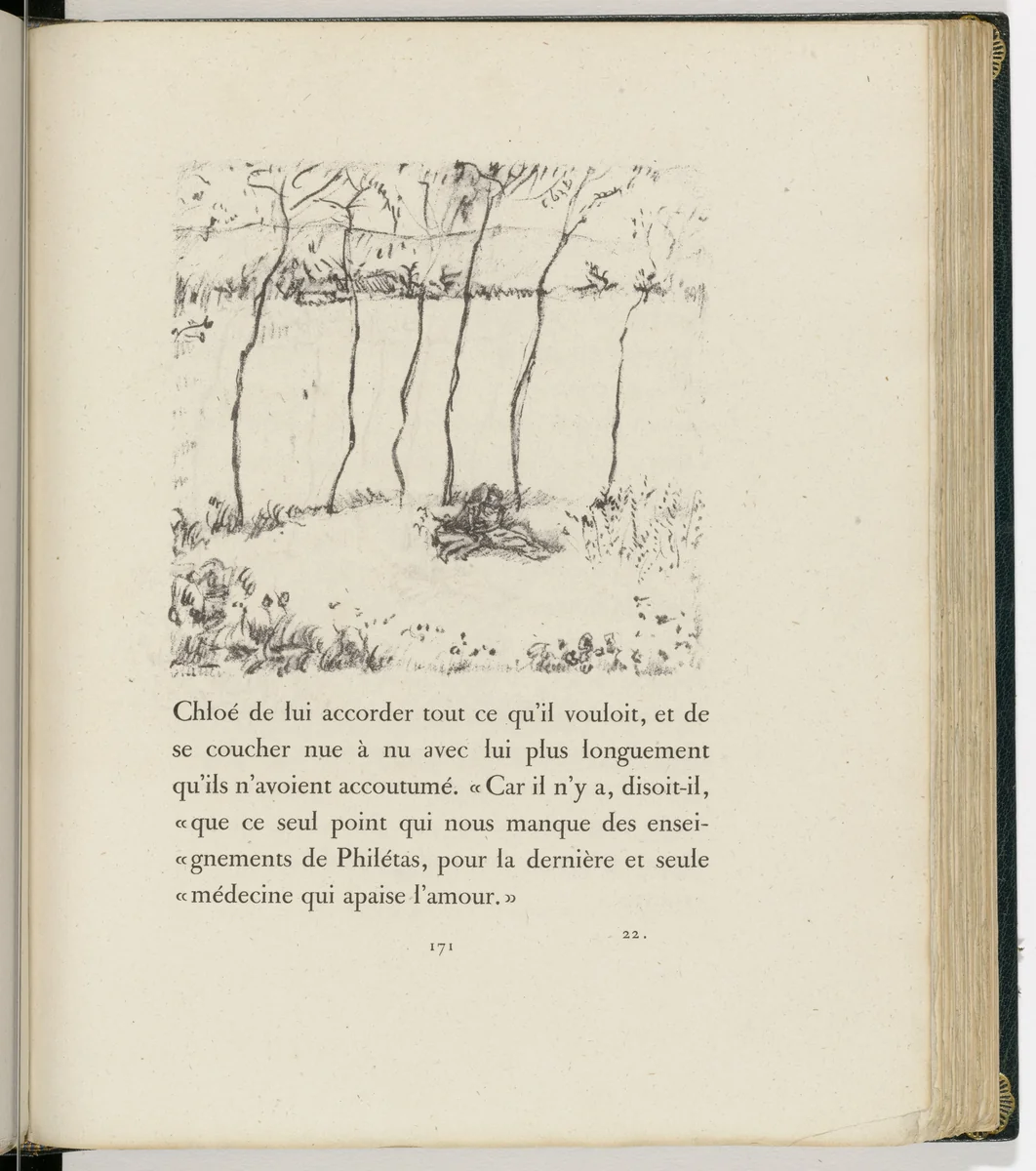 In-text plate (page 171) from Daphnis et Chloé by Pierre Bonnard, illustrated book, 1902