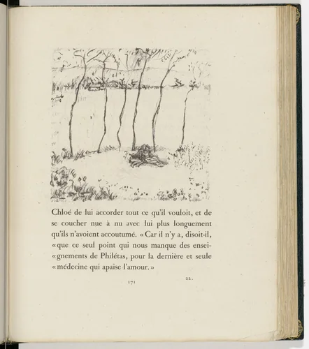 In-text plate (page 171) from Daphnis et Chloé by Pierre Bonnard, illustrated book, 1902