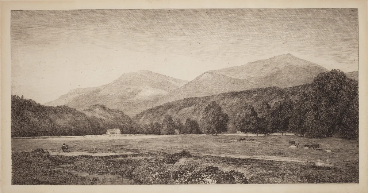 White Mountains by John Henry Hill, print, 1874