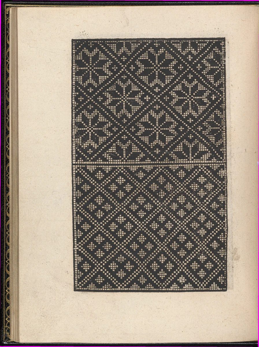 Page from Ein new kunstlich Modelbuch...(Page 27v) by Peter Quentel, book, 1544