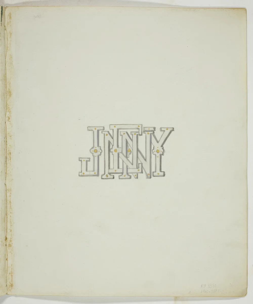 Auld Lang Syne Album by Georgina Cowper, book, 1855-1868