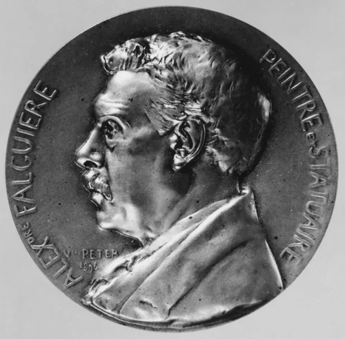Alexandre Falguière by Victor Peter, metalwork, 1899