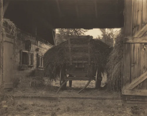 The Hay Wagon by Alfred Stieglitz, photograph, 1922