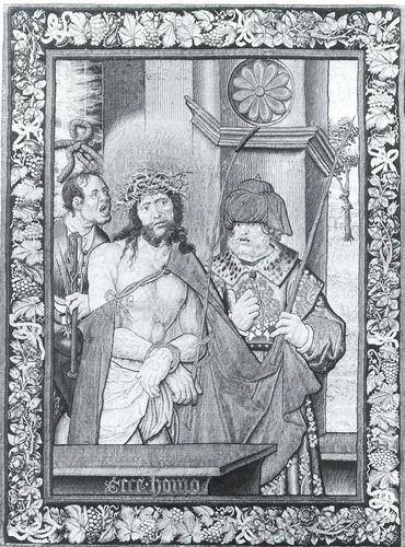 Ecce Homo by Quentin Metsys, textile, 1515-1530