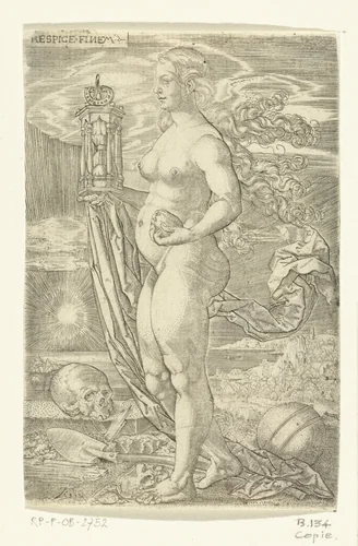 Vergankelijkheid by anonymous, print, 1529-1610