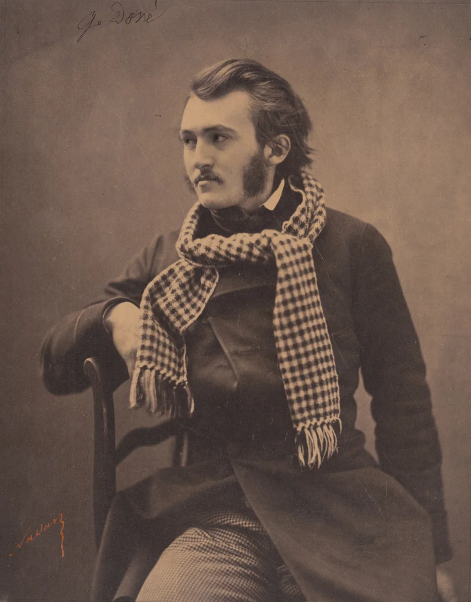 Gustave Doré by Nadar, photograph, 1856-1858