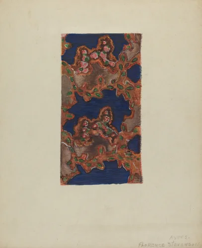 Glazed Chintz by Florence Stevenson, index of american design, 1937