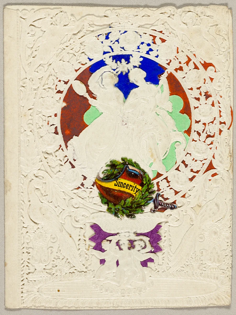 Sincerity (valentine) by Thomas Wood, other, 1840-1850