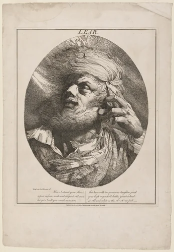 Lear by John Hamilton Mortimer, print, 1776