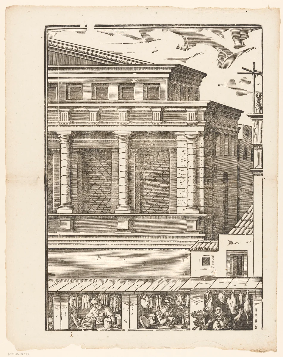 Festa della Sensa (eerste gedeelte) by Jost Amman, print, 1679