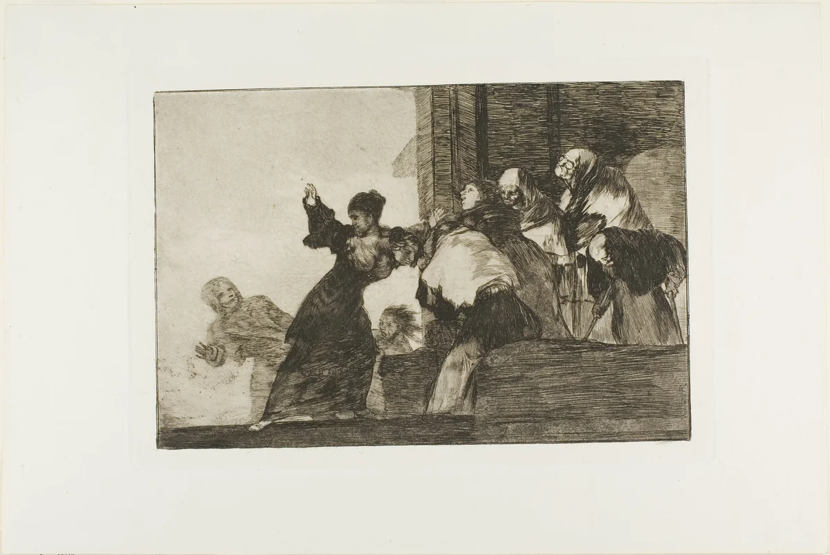 Poor Folly, plate eleven from Los Proverbios by Francisco José de Goya, print, 1815-1824