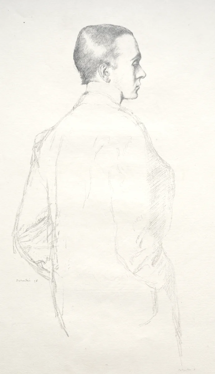Max Beerbohm by William Rothenstein, print, 1898