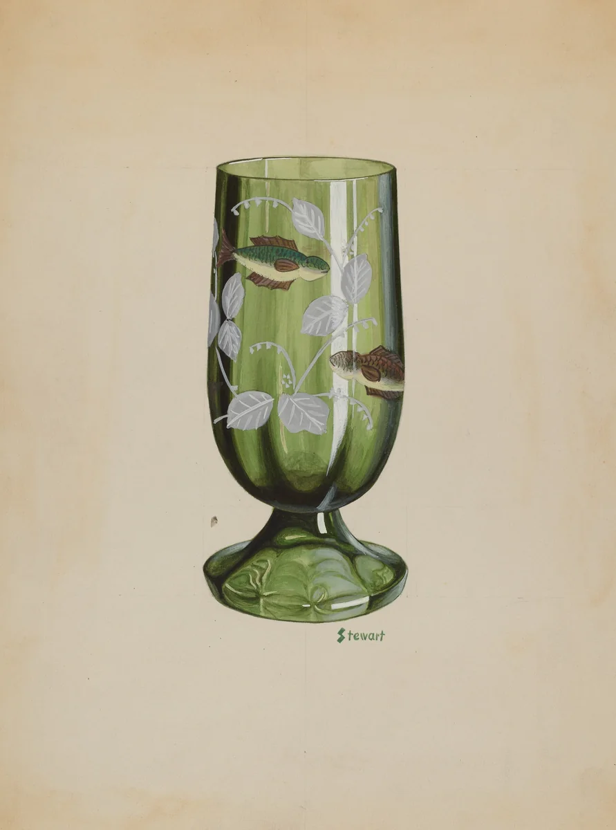 Green Glass by Robert Stewart, index of american design, 1937
