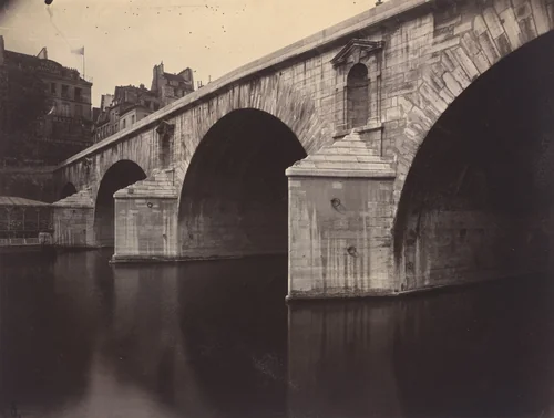 Pont Marie by Eugène Atget, photograph, 1912