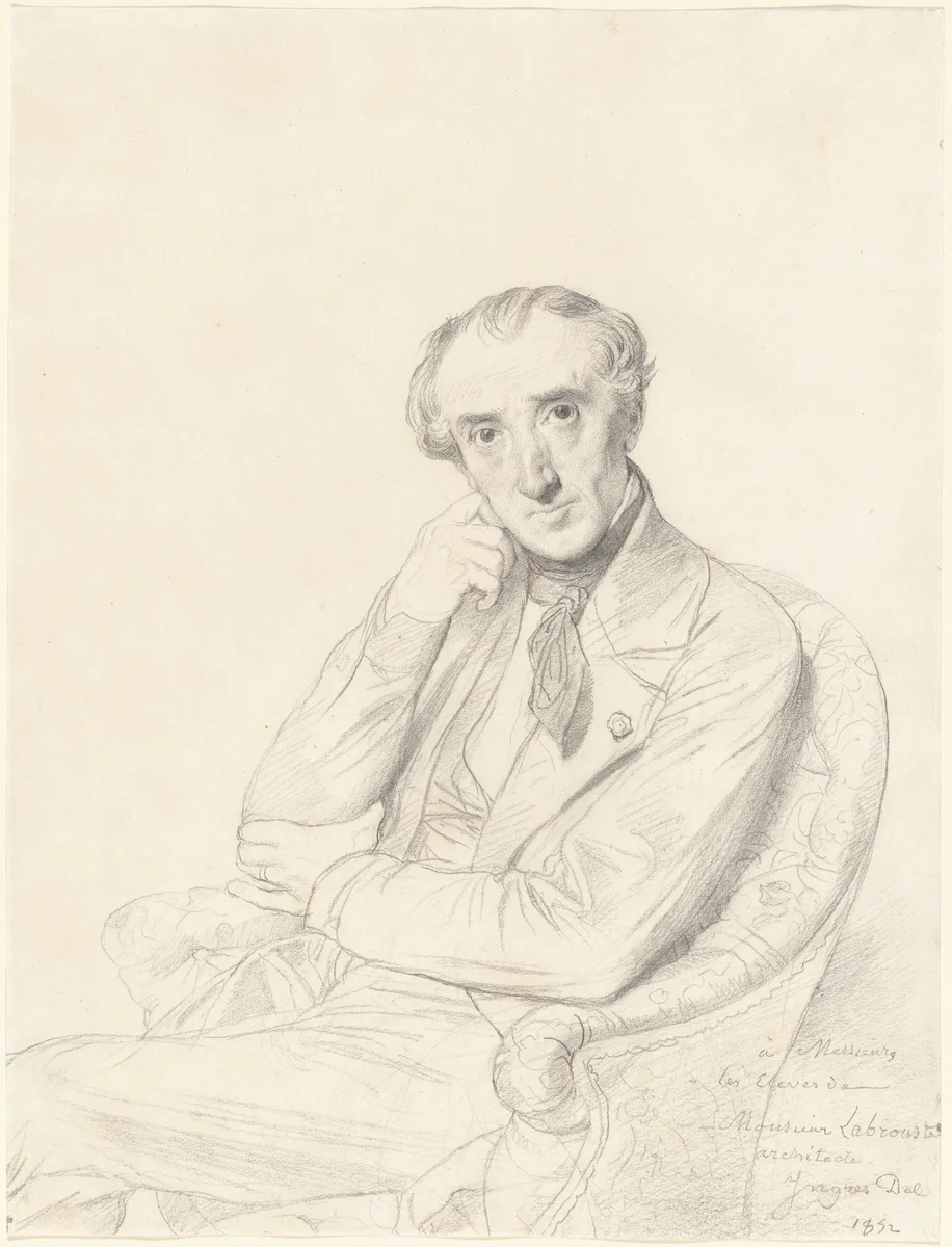 Henri Labrouste by Jean-Auguste-Dominique Ingres, drawing, 1852