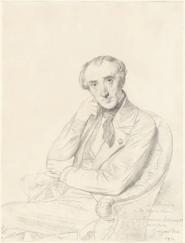Henri Labrouste by Jean-Auguste-Dominique Ingres, drawing, 1852
