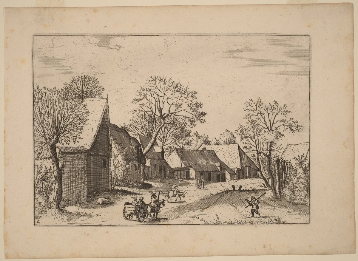 Farms and Shed by Lucas van Doetechum
Johannes van Doetechum the Elder
Master of the Small Landscapes, print, 1605