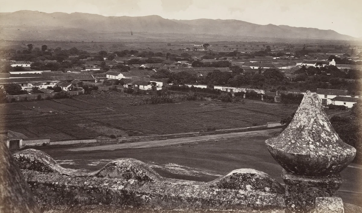 Environs of City of Guatemala by Eadweard Muybridge, photograph, 1875