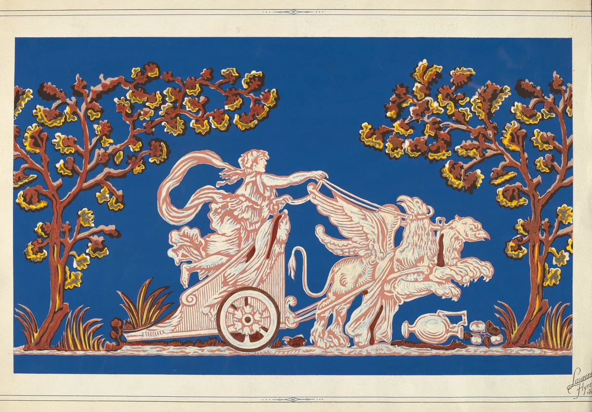 Bandbox Design by Lawrence Flynn, index of american design, 1937