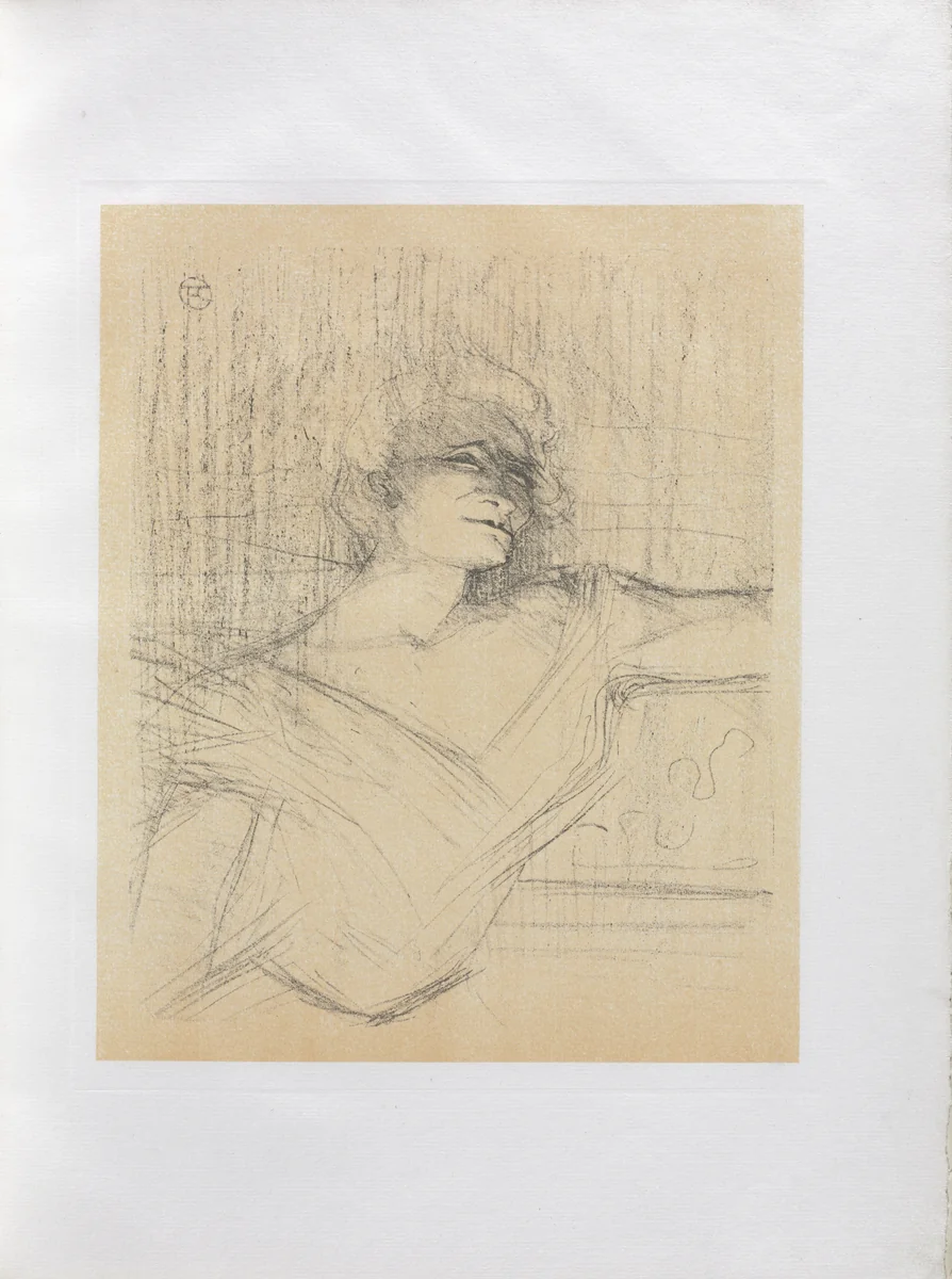 Yvette Guilbert-English Series: Dans la glu by Henri de Toulouse-Lautrec, book, 1898