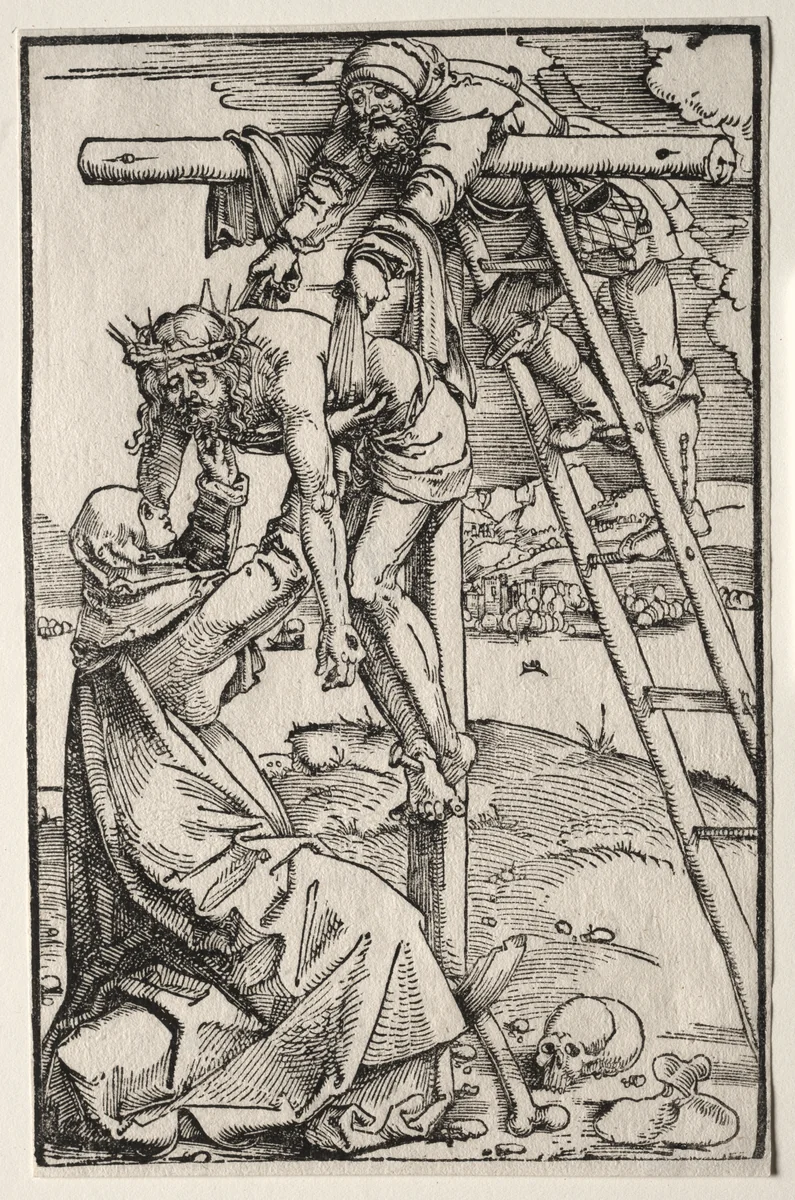 Descent from the Cross by Hans Baldung, print, 1505