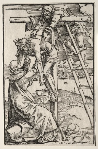 Descent from the Cross by Hans Baldung, print, 1505