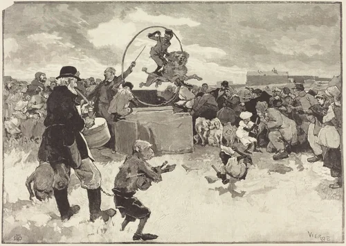 Les Chiens savants by Daniel Vierge, portfolio, 1883