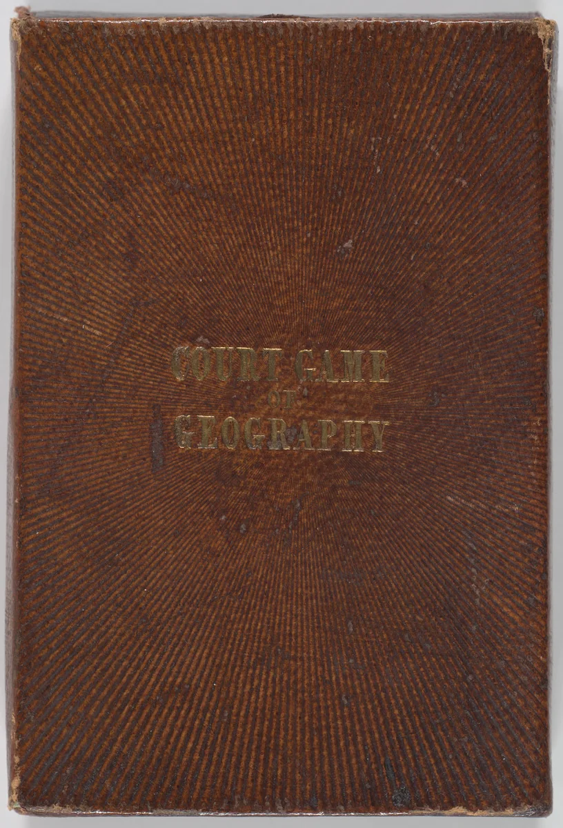 Court Game of Geography by William and Henry Rock, print, 1838-1855