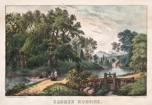 Summer Morning by James Merritt Ives, print, 1838-1872