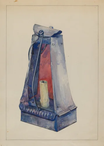 Lantern by John Oster, index of american design, 1936