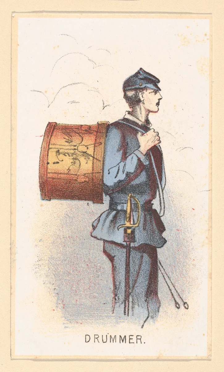 Life in Camp, Part 2: Drummer by Winslow Homer, print, 1864