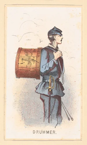 Life in Camp, Part 2: Drummer by Winslow Homer, print, 1864