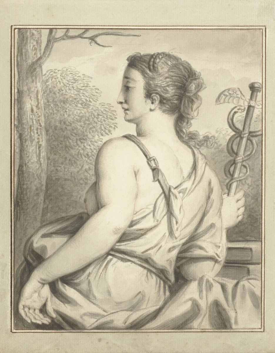 De Welsprekendheid by Louis Fabritius Dubourg, drawing, 1703-1775