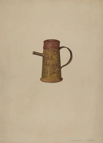 Nursing Bottle by Christabel Scrymser, index of american design, 1938