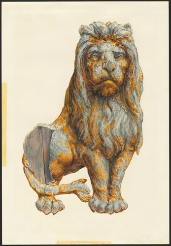 Lion by Katharine Merrill, index of american design, 1939