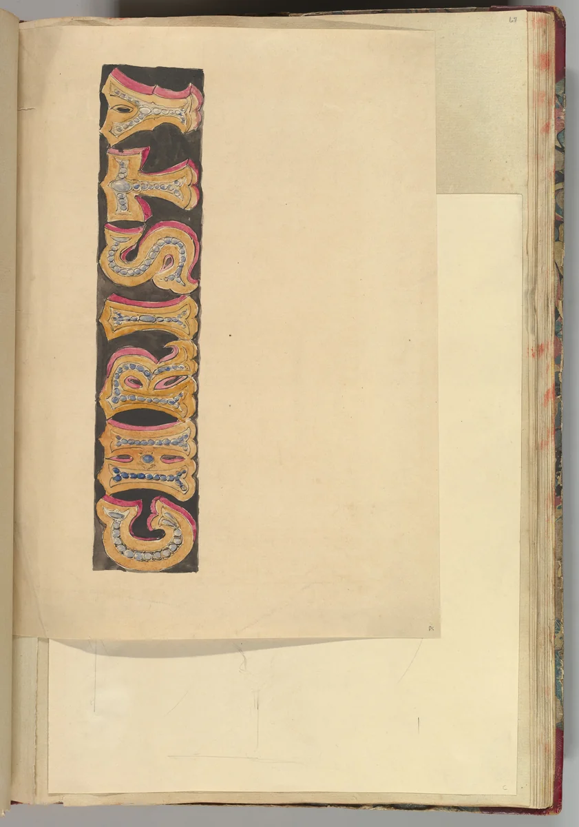 Lettered title: Christy by Alfred Forrester, drawing, 1845-1855