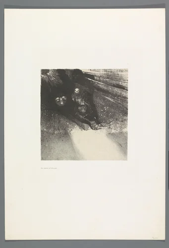 Des larves si hideuses by Odilon Redon, print, 1896