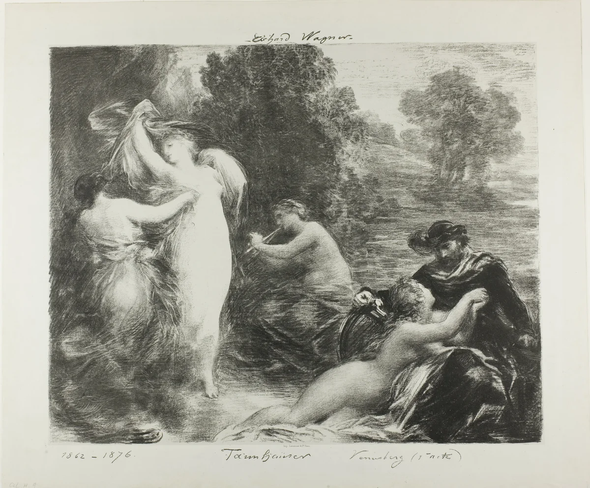 Tannhäuser: Venusberg by Henri Fantin-Latour, print, 1876