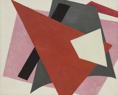 Painterly Architectonic by Liubov Popova, painting, 1917