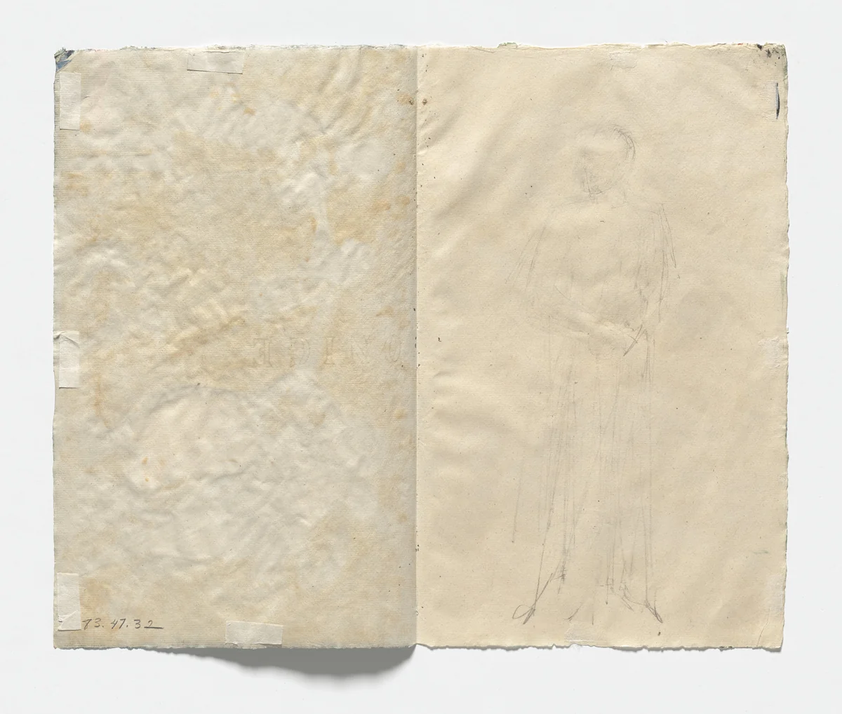 Costume design for artist's ballet Orphée of the Quat-z-arts by Florine Stettheimer, drawing, 1912