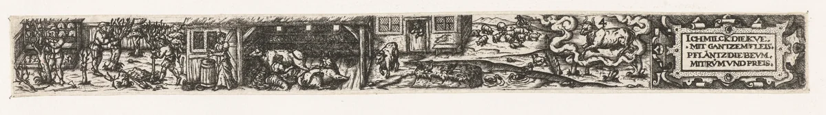 April by anonymous, print, 1584