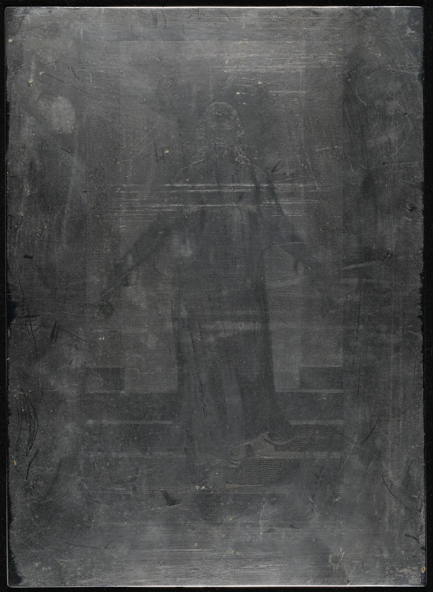 Christ descending into the Grave by Luigi Schiavonetti; William Blake, technical material, 1808-1813