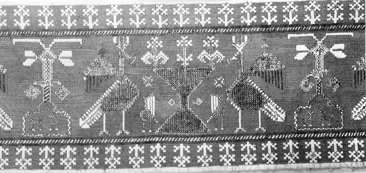 Fragment (Border) by Morocco, Azemmour, textile