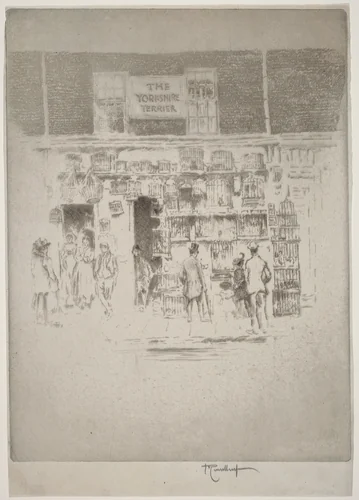 The Yorkshire Terrier by Joseph Pennell, print, 1903