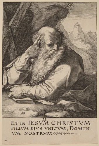 Saint Andrew by Hendrick Goltzius, print, 1589